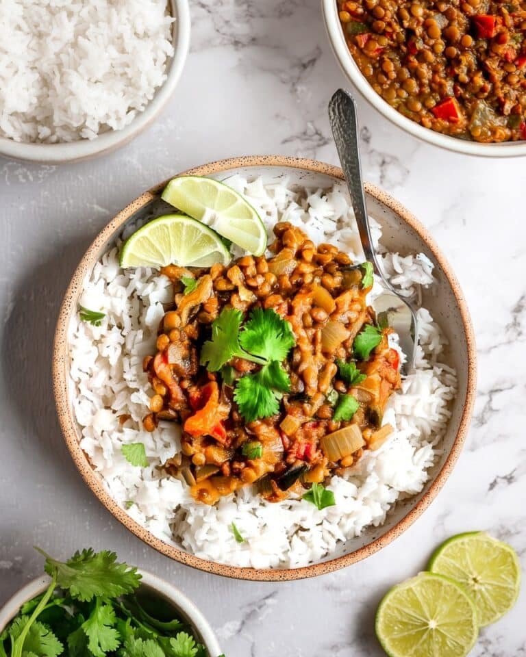 Vegan Eggplant Lentil Curry Recipe
