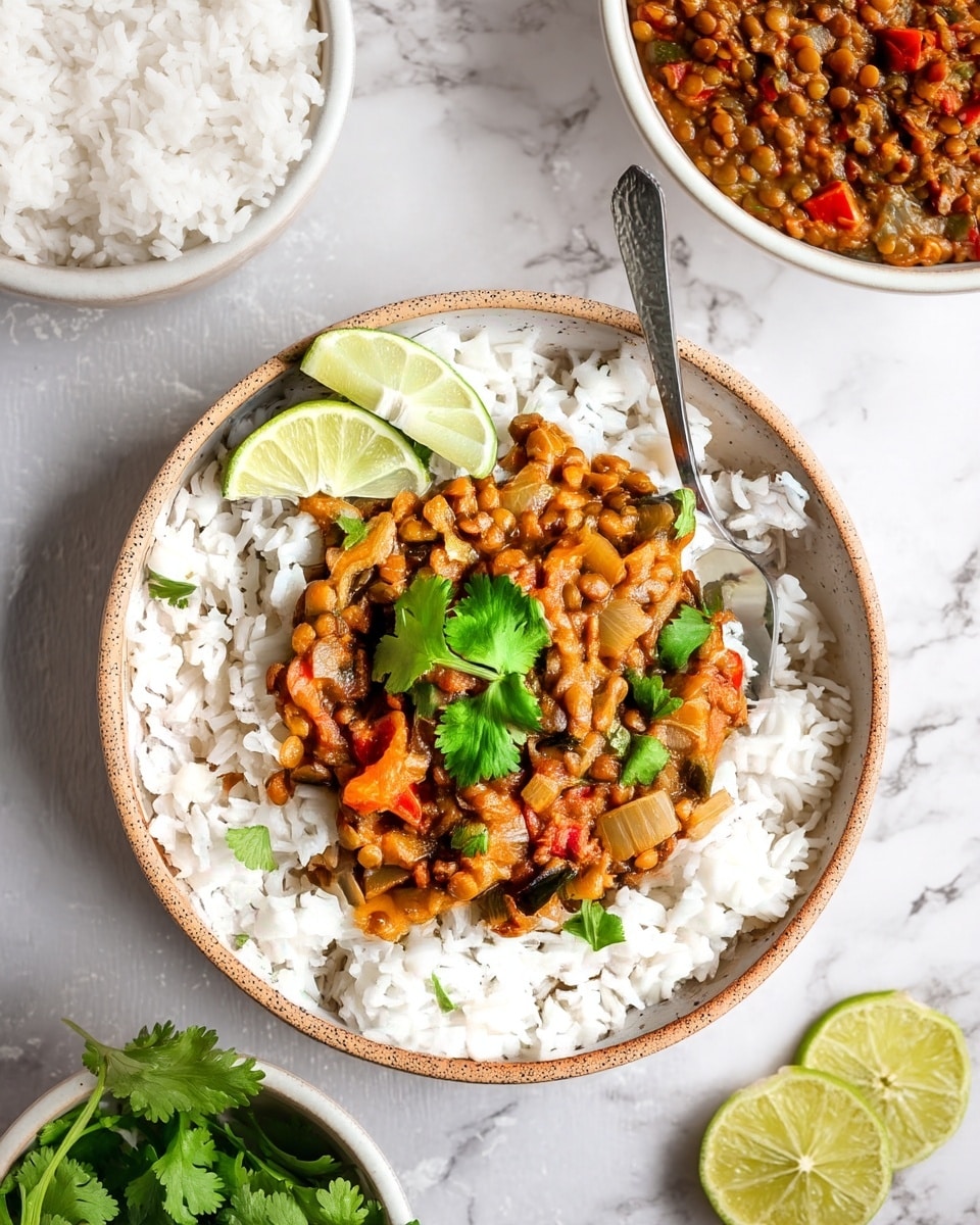 Vegan Eggplant Lentil Curry Recipe
