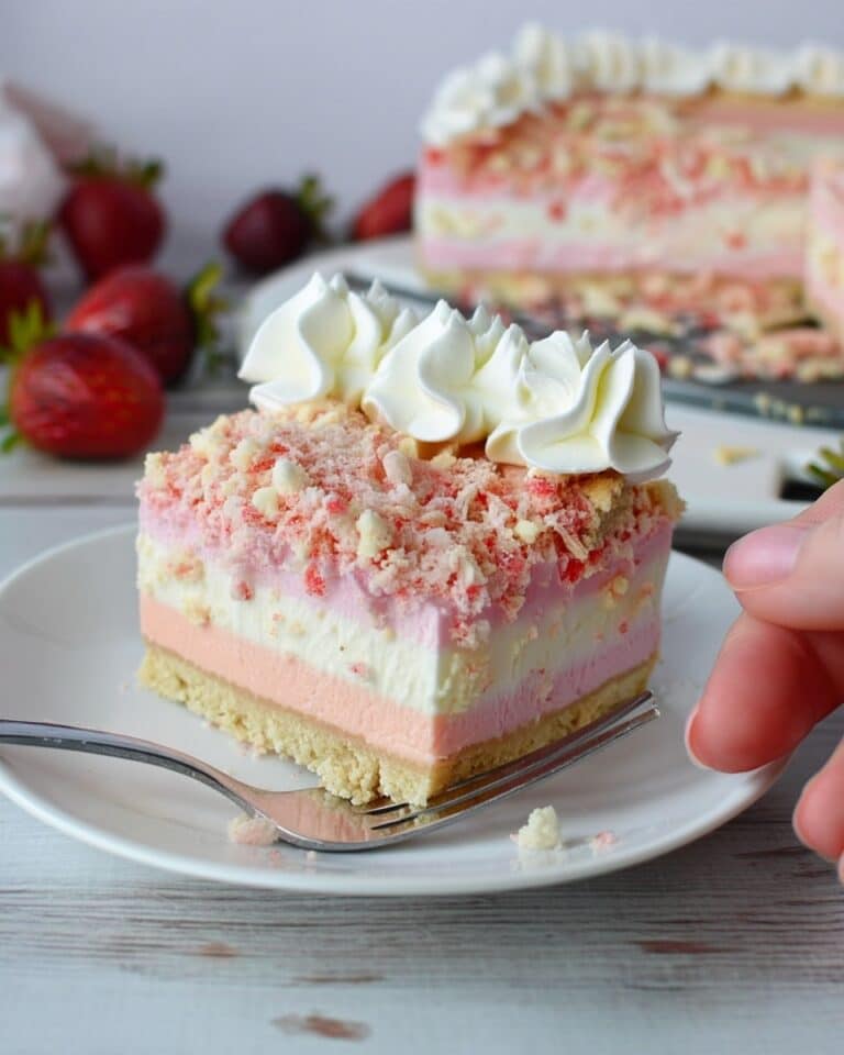 Strawberry Crunch Cheesecake Recipe