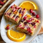 Cranberry Orange Baked Oatmeal Recipe