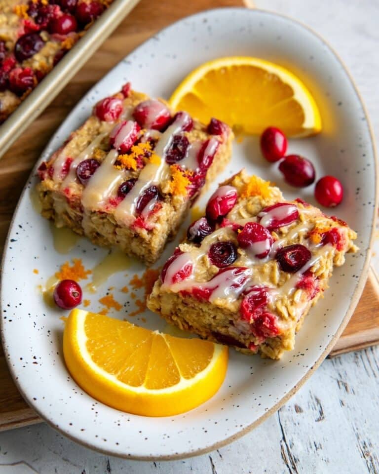 Cranberry Orange Baked Oatmeal Recipe