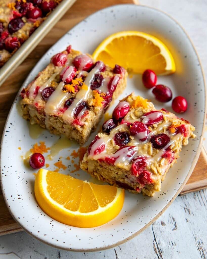 Cranberry Orange Baked Oatmeal Recipe