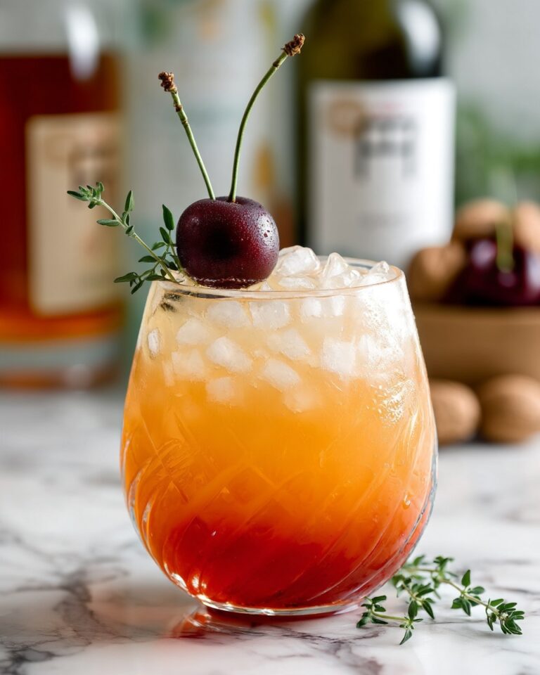 Amaretto Spritz Mocktail with Non-Alcoholic Spirits Recipe