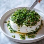 Basil + Lemon Burrata with Ciabatta Toasts Recipe