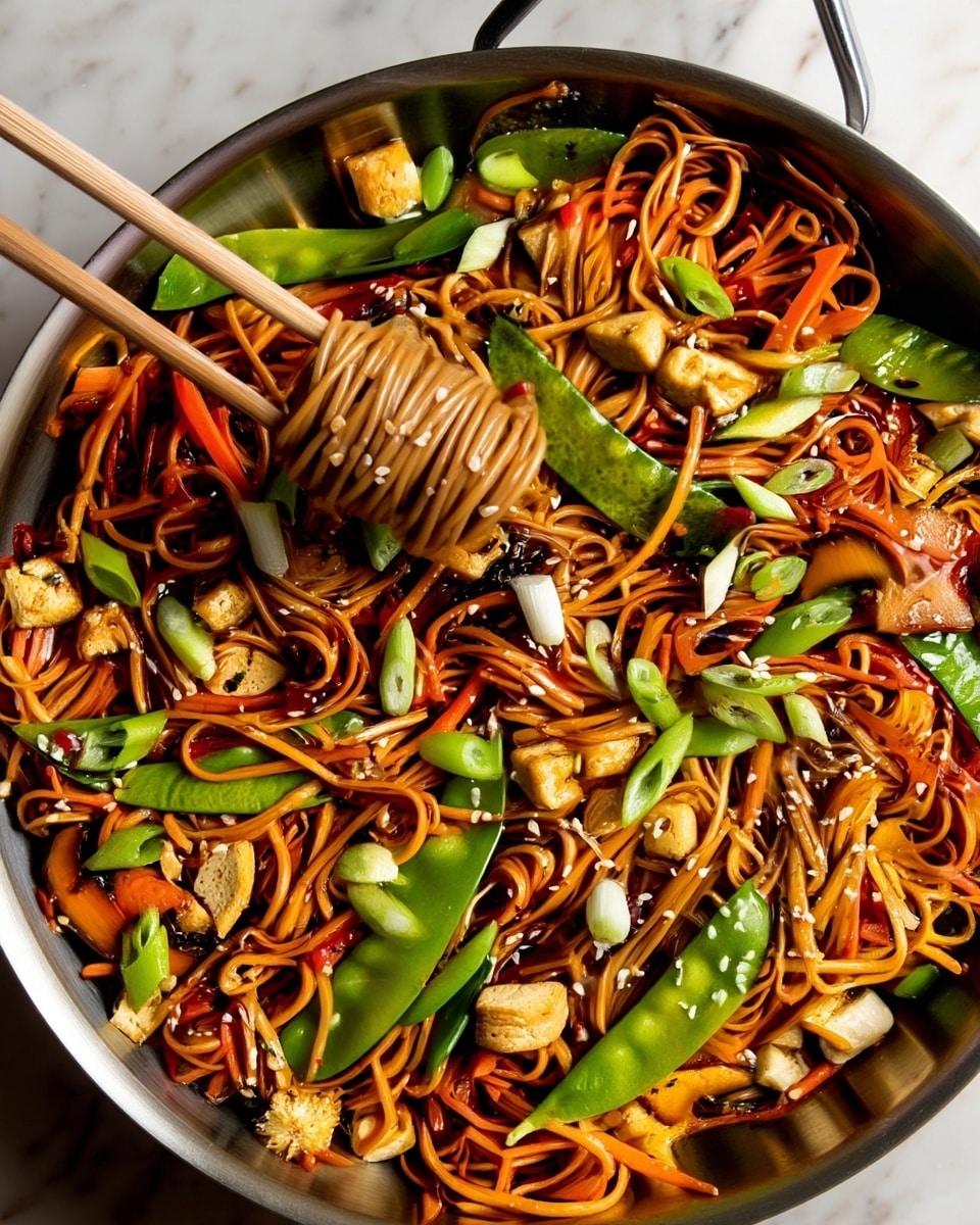 Vegan Lo Mein with Tofu Recipe