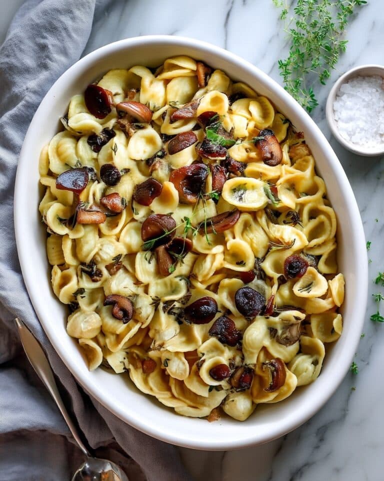 Creamy Vegan Truffle Mushroom Pasta Recipe